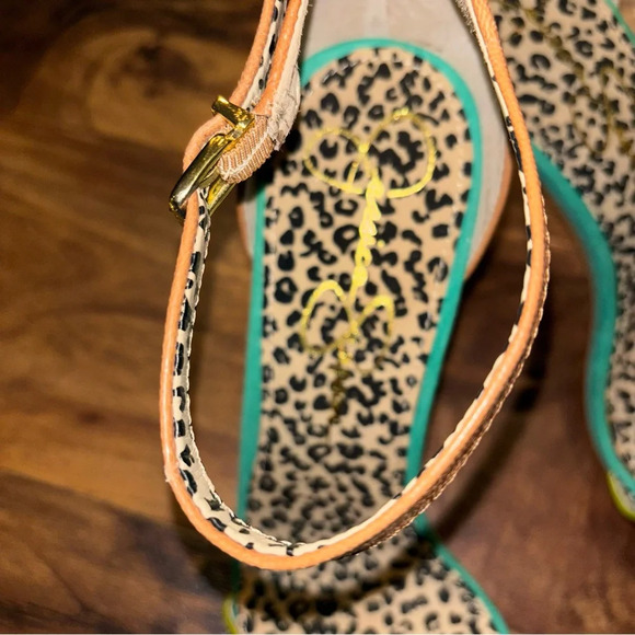 JESSICA SIMPSON snakeskin heels Size 11 - Picture 2 of 8